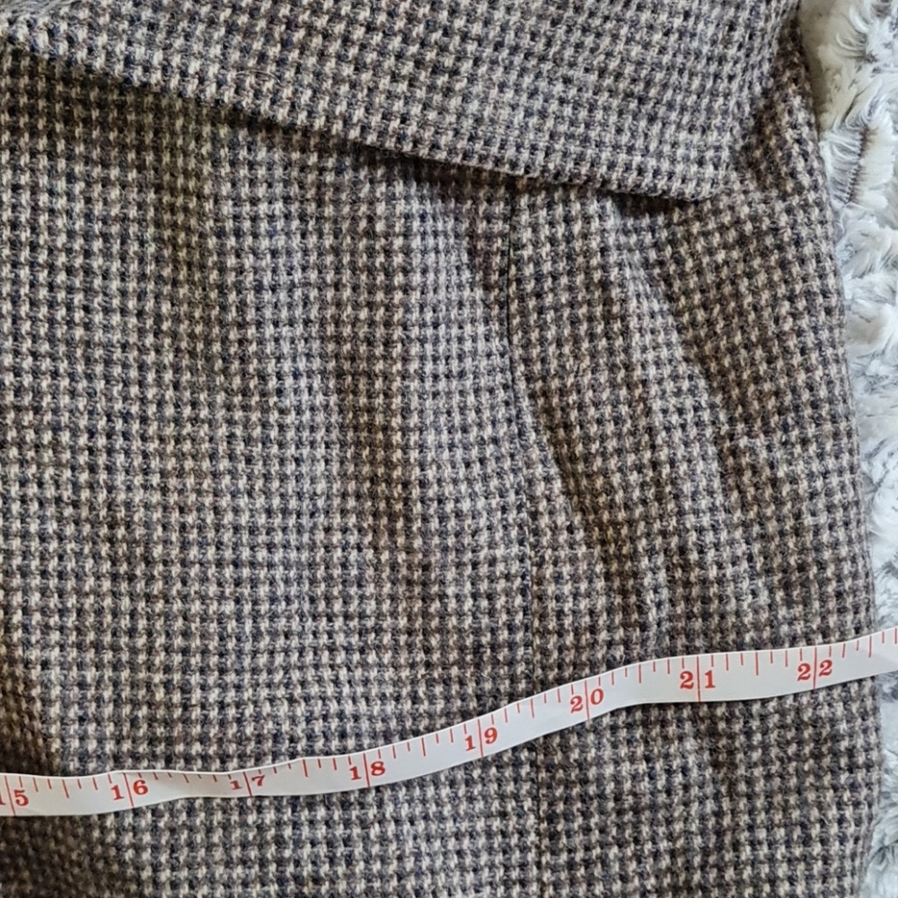 VTG Barney's 100% Wool Suit Jacket Tweed Small - Picture 13 of 13